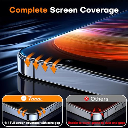 TOCOL for iPhone 15 Privacy Screen Protector - color: Privacy