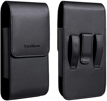 Fit for iPhone 13 Mini 12 Mini iPhone SE 2020 iPhone 8 7 6S 6 Belt Holster Premium Leather with Belt Clip Loop Fit with Defender Case Protective Armor Battery Case On