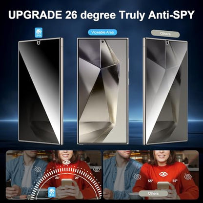 X-it for Samsung Galaxy S24 Ultra Privacy Screen Protector, 2-Pack - size: S24 Ultra-2pcs