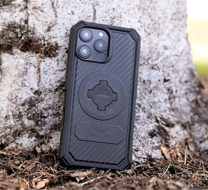 Rokform Rugged Case Compatible with iPhone 16 Pro, Magnetic Cover (Black) - color: Black, size: iPhone 16 Pro