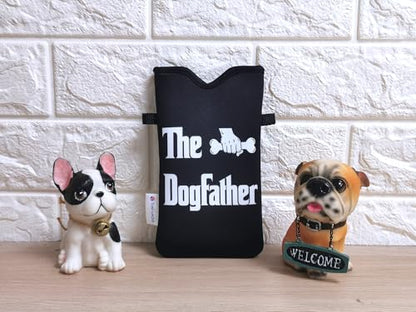 Tainada Neoprene Neck Phone Sleeve Pouch w/Crossbody Strap (Dog Father) - color: Dog Father