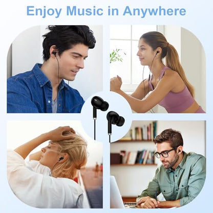 USB C Wired Earbuds Type C Headphone Headset Earphone USBC Earbuds with Mic