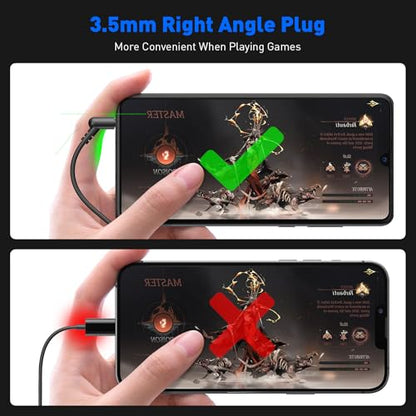3.5mm Wired Earbuds with Jack Plug in Anti-Drop Over-Ear Hooks Headphones