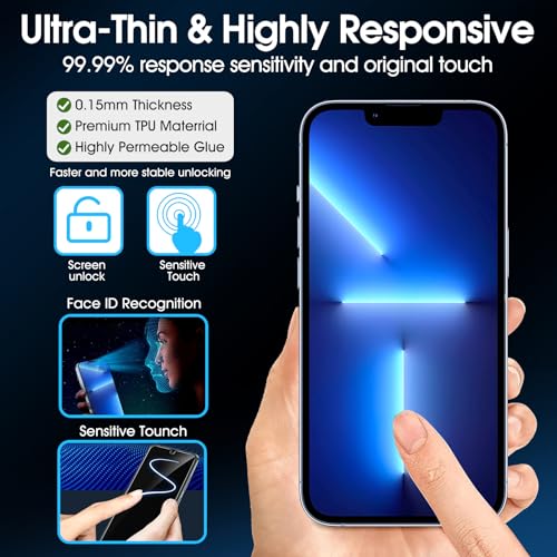 3 Pack for iPhone 13 Pro Max/14 Plus Screen Protector Flexible Soft - size: iPhone 13 Pro Max/ iPhone 14 Plus
