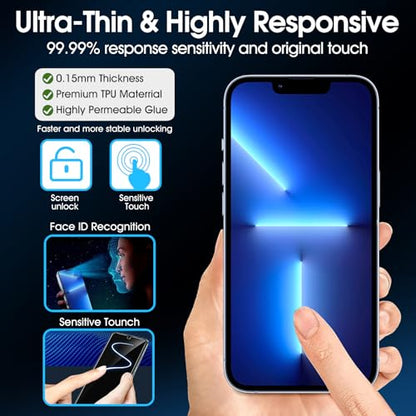 3 Pack for iPhone 13 Pro Max/14 Plus Screen Protector Flexible Soft - size: iPhone 13 Pro Max/ iPhone 14 Plus