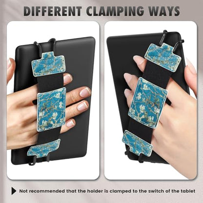 MoKo Soft Hand Strap for 6-8" Kindle eReaders Fire Tablet, Apricot Blossom - color: Apricot Blossom, style: Soft Pu Strap