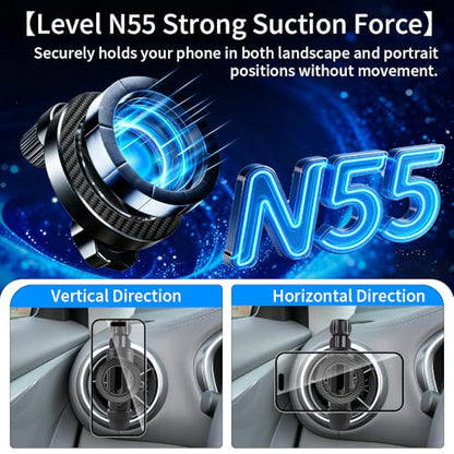 Car Magnetic Phone Holder for Chevrolet Blazer 2019-2025，Camaro 2010-2015，Chevy HHR 2006-2011 Interior Circle Air Vent Accessories Cell Cellphone Mount Magnet Mobile Cradle Screen Charging Stand