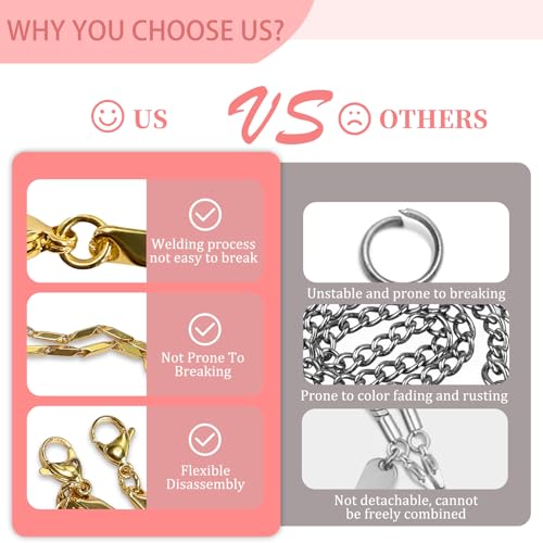 Phone Wrist Strap Phone Charm Strap Metal Phone Chain Tab Welding Process not Easy to Break - color: Gold