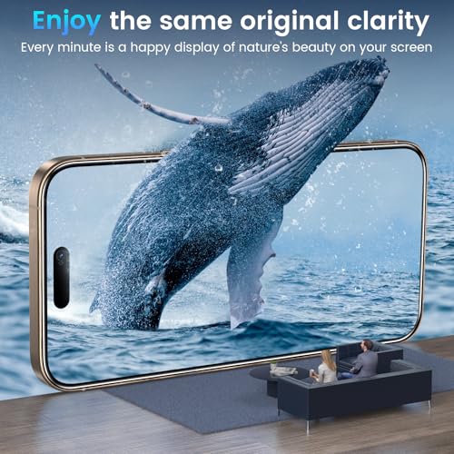 Fotbor for 3Pack iPhone 16 Pro Max Screen Protector with 3Pack Camera Lens Protector, 9H+ Tempered Glass Easy Installation Kit, Case Friendly iPhone 16 Promax - size: iPhone 16 Pro Max-6.9 inch