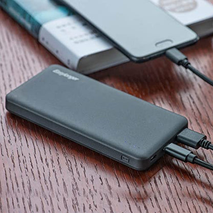 SunJack Portable Power Bank, Compact Travel Phone Charger, 10000mAh