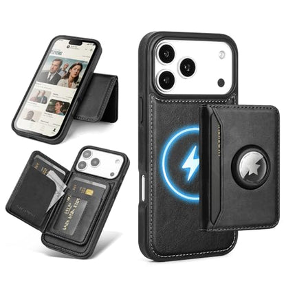 Antsturdy Compatible with MagSafe iPhone 17 Pro Wallet Case,Black - color: Black, size: iPhone 17 Pro - 6.3"