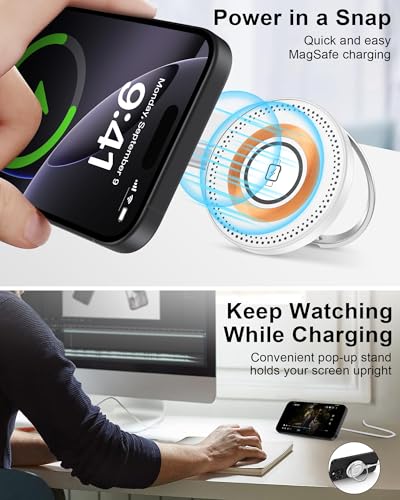 Magsafe Charger for iPhone 18, Magnetic Wireless Charger Fast Charging Pad - color: Wireless Magsafe Charger