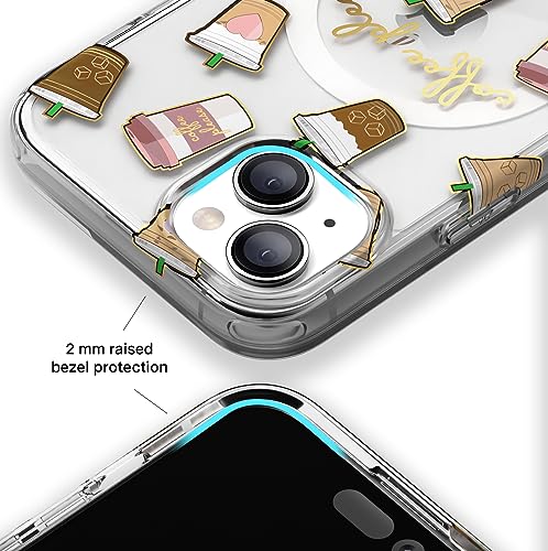 VELVET CAVIAR for iPhone 15 Case - Compatible with MagSafe - 10ft Drop Tested - Coffee - color: Coffee First, size: 15