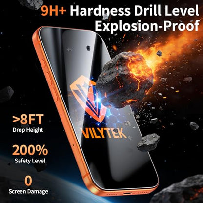 Flexible Screen Protector for iPhone 17/17 Pro, Easy to Install, Ultra-Thin & Invisible, 9H+ Hardness Explosion-Proof, Oleophobic Coating