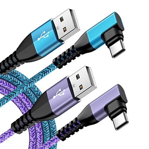USB C Cable 3.1A Android Charger Fast Charging Right Angle for iPhone 17 16