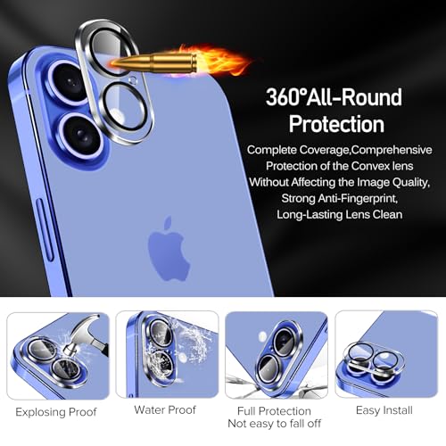 ivoler Camera Lens Protector for iPhone 17/16 /16 Plus, 4-Pack - size: iphone 17 6.3"/16 6.1“/16 plus 6.7"