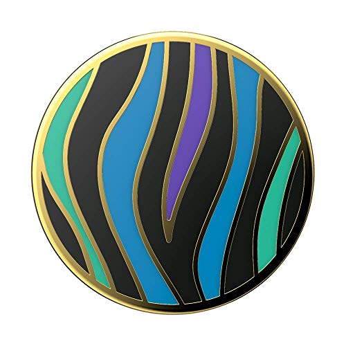 PopSockets Adhesive Phone Grip, Holder, Phone Stand, Enamel - Wild Stripe - color: Wild Stripe, style: Adhesive