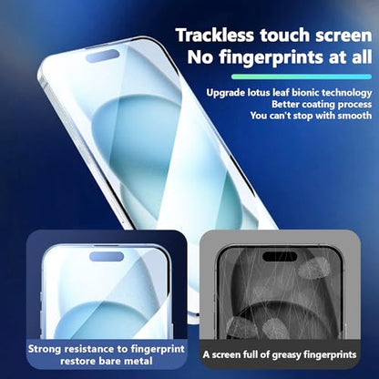 UEEBAI 2 Packs Tempered Glass Screen Protector for iPhone 14 Pro Max 6.7 inch, [Auto-Alignment Kit] [Bubble Free, Auto-Dust Removal] HD Clear Case Easy Installation Full Coverage Tempered Film-Black - size: iPhone 14 Pro Max 6.7 inch