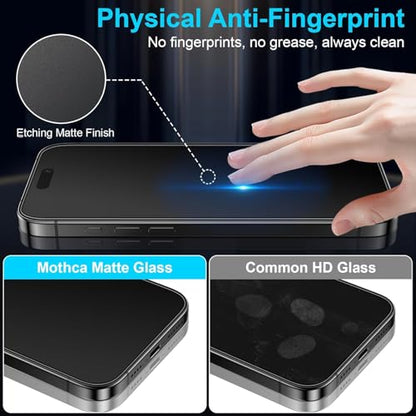 3 Pack Matte Privacy Screen Protector for iPhone 16 Plus 6.7 Inch - size: iPhone 16 Plus