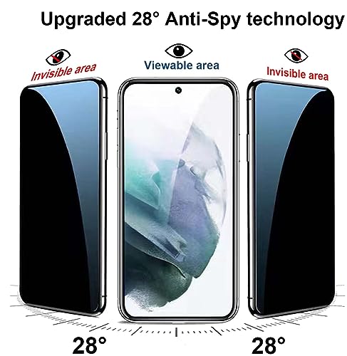 2 Pack for Samsung Galaxy S24FE Privacy Screen Protector [Not Glass], Anti-Spy Flexible TPU Film HD Ultra-Thin Bubble Free Case Friendly Full Coverage Hydrogel Film for S24FE 6.7-inch