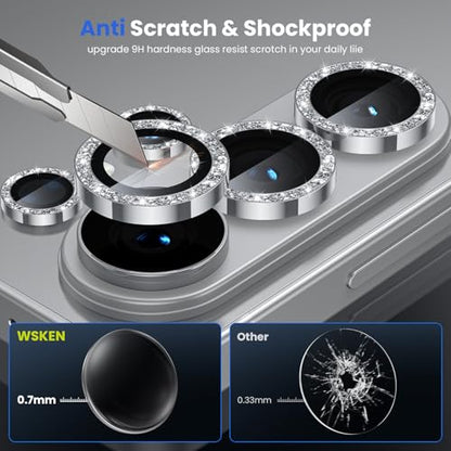 WSKEN for Samsung Galaxy S26 Ultra Camera Lens Protector - Ultra Thin - color: Glitter