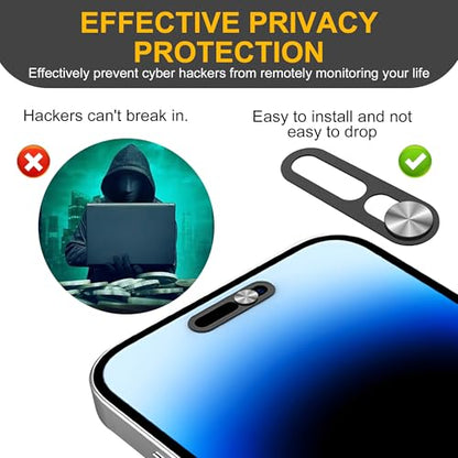 3 Pack Privacy Cover Compatible for iPhone 16 Pro/iPhone 16 Pro Max with 2 Front Camera Privacy Cover, Anti-Spy Camera Cover, Easy-Adhesive Design, Safeguard on iPhone 16 Pro/16 Pro Max. Black - size: iPhone 16 Pro/ iPhone 16 Pro Max