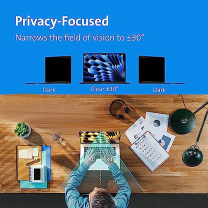 Removable Privacy Screen for MacBook Air 15 inch (2023-2026, M2,M3,M4,M5) - size: MacBook Air 15.3 inch