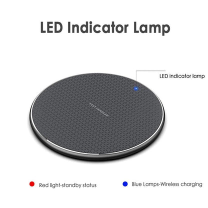 Wireless Charger 15W Fast Charge Aluminum Wireless Charging Pad Mat for iPhone 14 Pro Max/14 Plus/13 Pro/12/11/XS/XR/8, Samsung Galaxy S22/S21, Note 20/10 and More