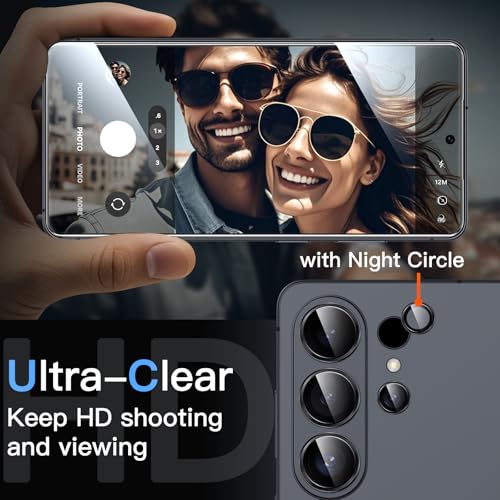 JETech Camera Lens Protector for Samsung Galaxy S26 Ultra, Black, 1 Set - size: Galaxy S26 Ultra