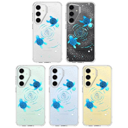 MOSNOVO Case for Samsung Galaxy S24 FE, [Buffertech 6.6ft Military-Grade Drop Protection] [Anti Peel Off Tech] Clear TPU Bumper Phone Case Cover Design - Space Turtle - color: Clear - Space Turtle, size: Samsung Galaxy S24 FE