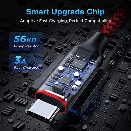 etguuds USB to USB C Cable 10ft, 5-Pack USB A to USB C Cable Fast Charging - size: 10ft