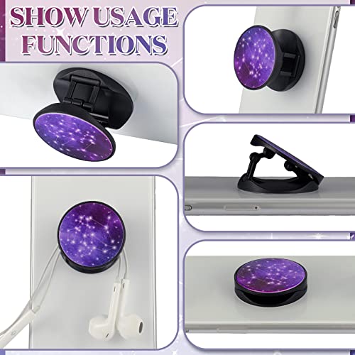 Honoson 9 Pcs Cell Phone Grip Holder Collapsible Holder, Constellation - color: Constellation Style