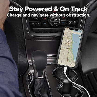 WeatherTech CupFone with Solid Billet Aluminum Knobs - Rose Gold, Adjustable Phone Holder for Smartphones, 360 Rotatable Base, Easy Charging Access - color: Rose Gold Billet Knobs, size: Without 4 Inch Extension