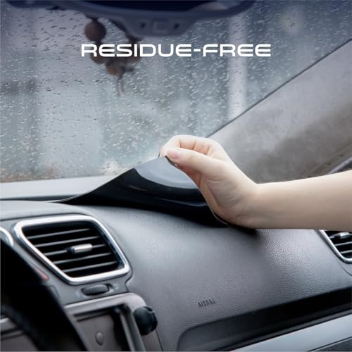 Car Dashboard Non Slip Mat, JIMISHA Anti Slip Pad, Anti Slide Sticky Dash Pad, Multifunctional Fixate Gripping Gel Pad for Radar Detector, Cell Phone, Keys, Glass, GPS, Coins 6.3x5.1 inch (2 Pack) - color: 2 Pack