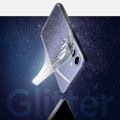 Spigen Liquid Crystal Glitter Designed for Galaxy S24 Case (2024) [Military-Grade Protection] - Crystal Quartz - color: Crystal Quartz, size: 6.2in (Galaxy S24)