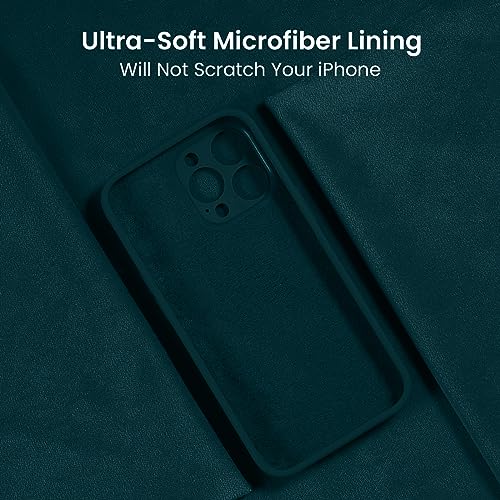 FireNova Designed for iPhone 15 Pro Max Case, 6.7", Teal | Silicone Upgraded [Camera Protection] Phone Case, with Soft Anti-Scratch Microfiber Lining Inside - color: Teal, size: Iphone 15 Pro Max