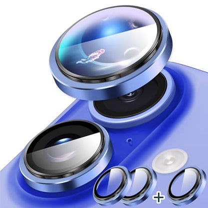Suoman Camera Lens Protector for iPhone 16 /iPhone 16 Plus - color: Ultramarine*3
