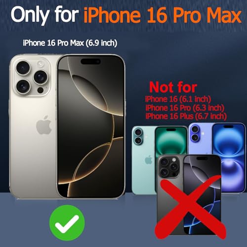 Battery Case for iPhone 16 Pro Max, Enhanced 12000mAh Portable Protective Wireless Charging Case Support Carplay Compatible with iPhone 16 Pro Max (6.9 inch) Rechargeable Battery Charger Cover(Black) - size: iPhone 16 Pro Max