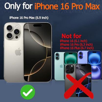 Battery Case for iPhone 16 Pro Max, Enhanced 12000mAh Portable Protective Wireless Charging Case Support Carplay Compatible with iPhone 16 Pro Max (6.9 inch) Rechargeable Battery Charger Cover(Black) - size: iPhone 16 Pro Max