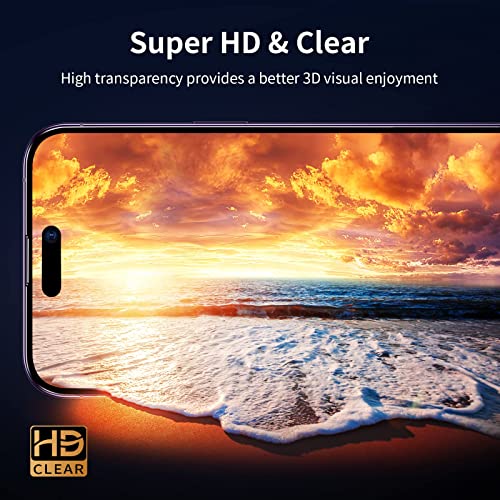 Fotbor for [2+2 Pack] iPhone 14 Pro Max Privacy Screen Protector with Camera Lens Protector, Privacy Screen with Easy Installation Kit, Anti Spy Private Tempered Glass Film 6.7 Inch - size: iPhone 14 Pro Max-6.7 inch
