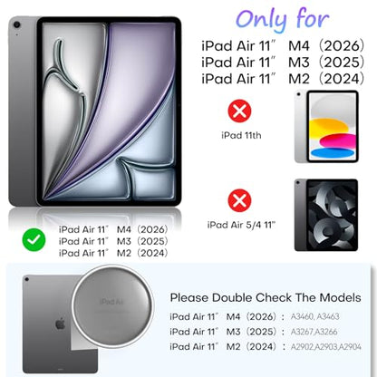 OMOTON PAPERSENSE 2 Pack Paper Screen Protector for Air 11" M2-M4 2024-2026 - size: iPad Air 11'' 2025/2024