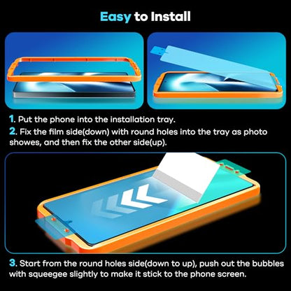FANGTIAN 4-Pack for Samsung Galaxy S25 Ultra Screen Protector Film [6.9"] - size: S25 Ultra-6.9 Inch