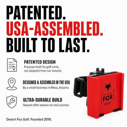 DESERT FOX GOLF - Phone Caddy - Red - color: Red