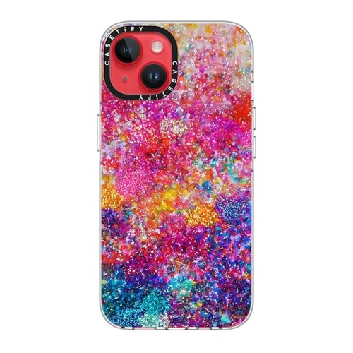 CASETiFY for iPhone 14 Case - Impact Clear Compatible with MagSafe | Not Yellowing | 6.6 ft. 3X Military Grade Drop Protection | And We Danced Our Way Home by Ingrid Ching | Clear - color: And We Danced Our Way Home, size: Iphone 14 (6.1")