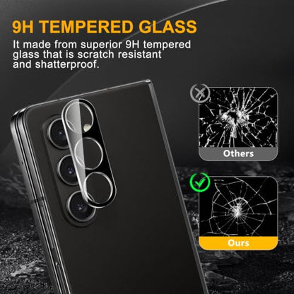 3 Pack Camera Lens Protector for Samsung Galaxy Z Fold 5 - size: Galaxy Z Fold 5