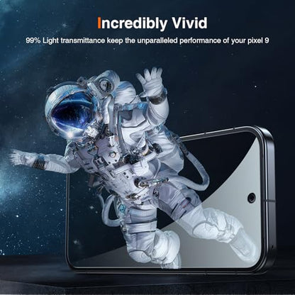 LK 2 Pack for Google Pixel 9 Screen Protector+2 Pack Camera Lens Protector - size: Pixel 9