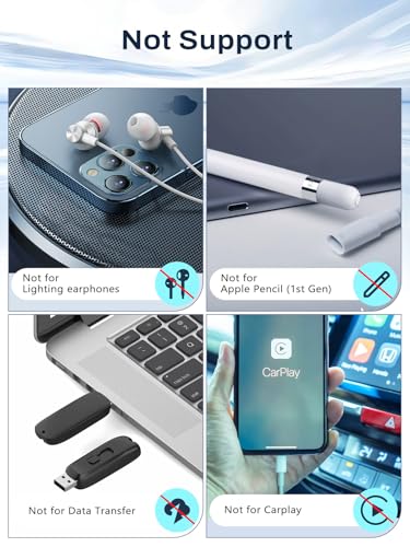 TiMOVO USB C to Lavalier Microphone Adapter, Not for Headphone and Data