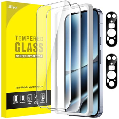 JETech Screen Protector for Google Pixel 10 Pro XL, 2+2 Pack - size: Pixel 10 Pro XL