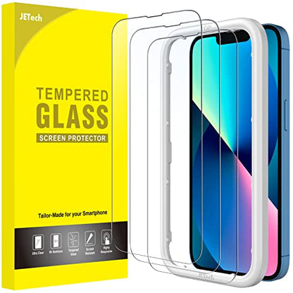 JETech Full-Coverage Screen Protector for iPhone 13/13 Pro/17e, 3-Pack - size: iPhone 13/13 Pro/17e