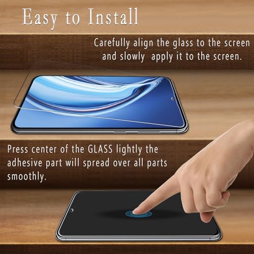 2 Pack Screen Protector for Samsung Galaxy S23 FE Tempered Glass - color: Clear-Galaxy S23 FE